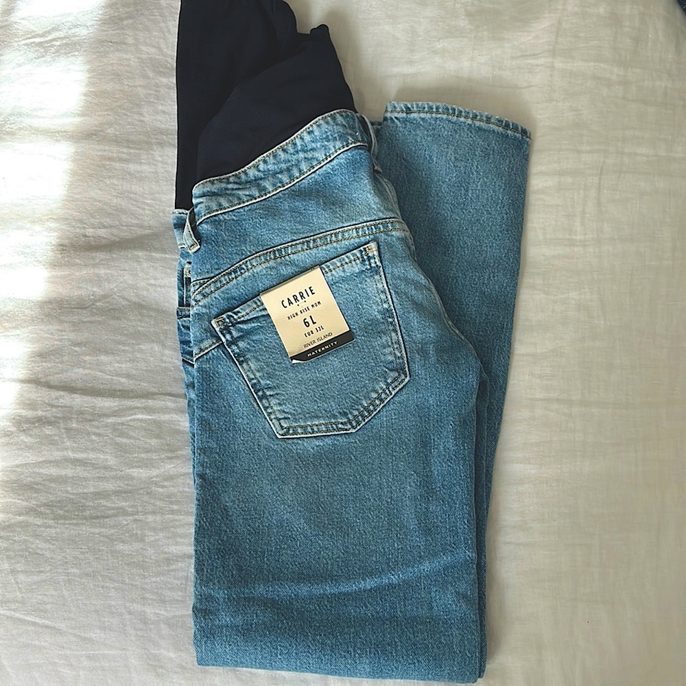 Maternity Mom Jeans The “Carrie” high rise mom